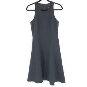 Banana Republic Women's Size 6 Fit & Flare Black Sleeveless Dress